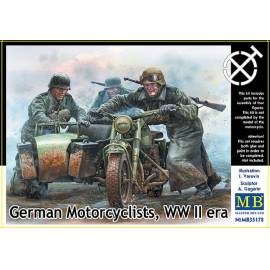 German motorcyclists WW II era