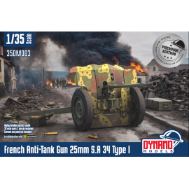 French Anti-Tank Gun 25mm S.A 34 Type I Premium Edition