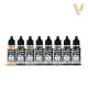 SET DE PEINTURE GERMAN FIELD GREY UNIFORMS WWII| 8X17ml | VALLEJO | 70181