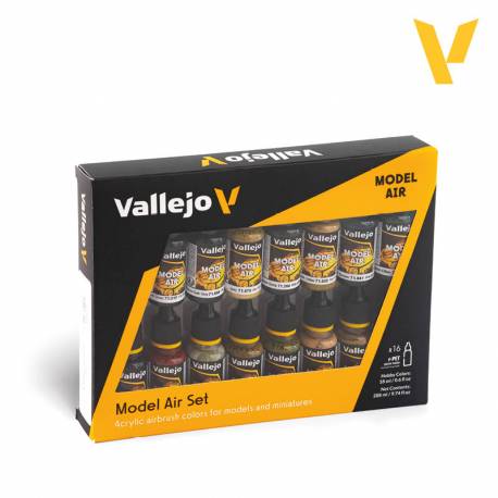 SET DE PEINTURE SECONDE GUERRE ALLEMAGNE EUROPE ET AFRIQUE VALLEJO|16X17ml|71208