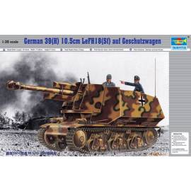 German 39(H) 10.5cm LeFH18(Sf) auf Geschutzwagen   