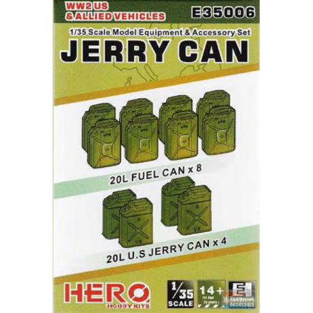 WWII US & Allied vehicles Jerry Can