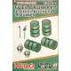 WWII German Fuel Drum Set