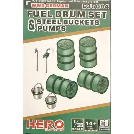 WWII German Fuel Drum Set