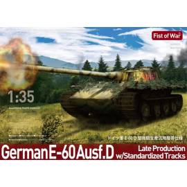 German E-60 Ausf.D Late Production with Standardized Tracks (with 12.8cm L/55)