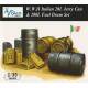 WWII Italian 20L Jerry Cans & 200L Fuel Drum Set