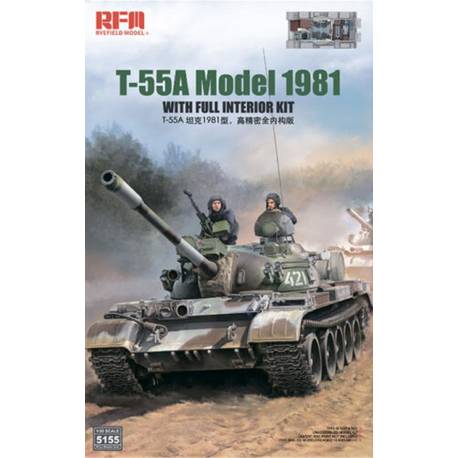 T-55A Medium Tank Full Interior Kit