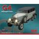 G4 with open cover WWII German Personnel Car