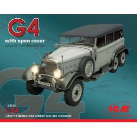 G4 with open cover WWII German Personnel Car