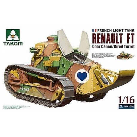 RENAULT FT-17 CHAR LEGER FRANCAIS (Tourelle Girod)  