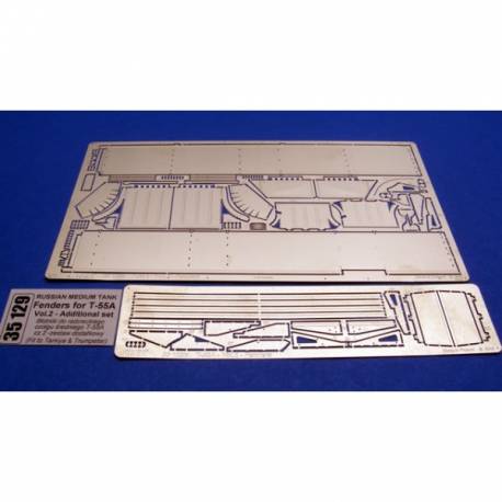 gardes boue pour Russian medium tank T-55A - vol. 2 - additional set 
