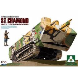 French Heavy Tank St.Chamond Early Type/Iron Mask Man