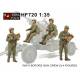 WW II BOFORS GUN CREW (I) - 4 FIGURES 