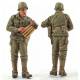 WW II BOFORS GUN CREW (I) - 4 FIGURES 