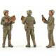 WW II BOFORS GUN CREW (I) - 4 FIGURES 