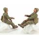 WW II BOFORS GUN CREW (I) - 4 FIGURES 