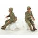 WW II BOFORS GUN CREW (I) - 4 FIGURES 