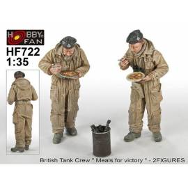 Bristish Tank Crew "Meal for Vectory" -2 figs 
