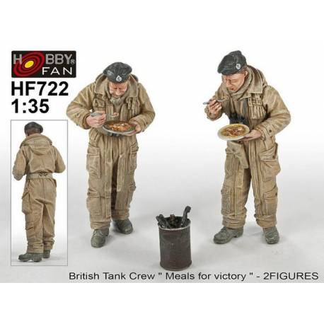 Bristish Tank Crew "Meal for Vectory" -2 figs 