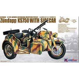 WWII German Zündapp KS 750 with Sidecar /w trailers