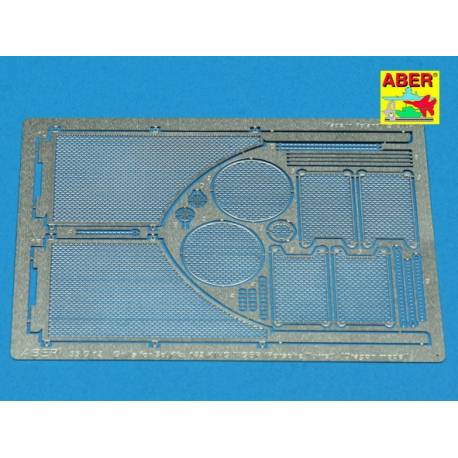 Grilles for german tank Sd.Kfz. 182 King Tiger (Porsche Turret)