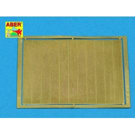 plaque gravée (34 x 45mm) motif anti dérapent