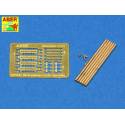 barres de nettoyage de fut de canon avec support pour Tigre I