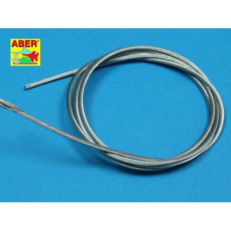 Stainless Steel Towing Cables ø2,0mm, 1m Long