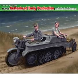 Sd.Kfz.2 Kettenkrad Early Production w/Infanteriekarren 
