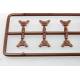SET DE CHENILLES T-91E3 ACIER P/CHARS MOYENS M41/42 US 1950