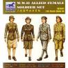 WWII Allied Female Figure Set