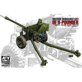 Maquette canon British Ordnance QF 6 Pounder Anti-Tank Gun Mk.IV|AFV CLUB|35217|1:35