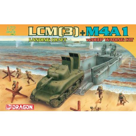 LCM(3) Landing Craft + M4A1 w/Deep Wading Kit  