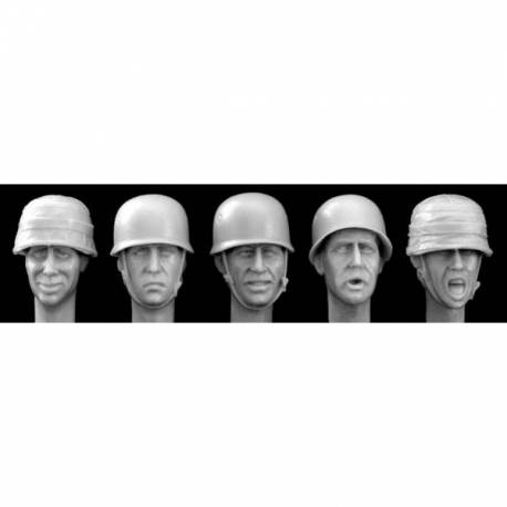 5 heads german WW2 para helmet
