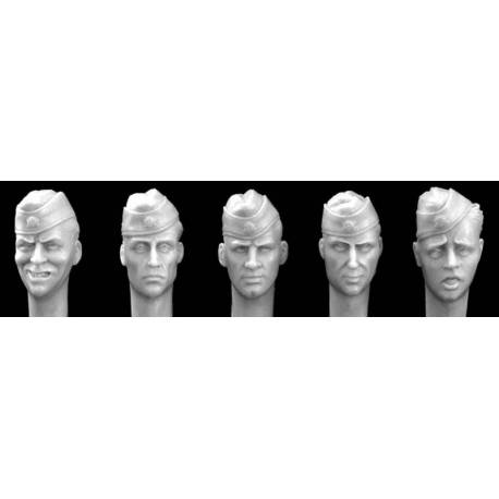 5 german heads with sidecaps