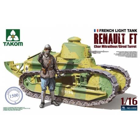 French Light Tank Renault FT Char Mitrailleur/Girod Turret 