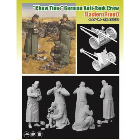 "Chow Time" German Anti-Tank Gun Crew (Eastern Front) 
