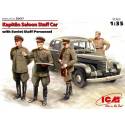 Kapitän Saloon Staff Car with Soviet Staff Personnel