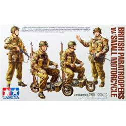 British Paratroopers - w/Small Motorcycle 