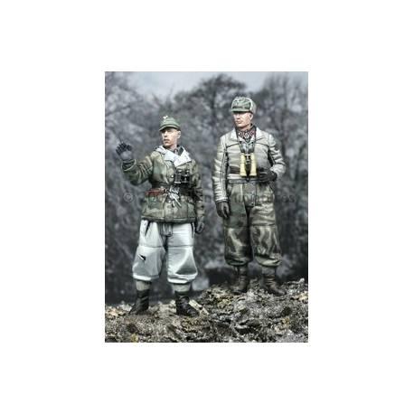 German winter panzer crew set