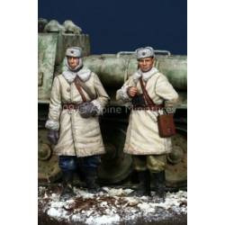 WW2 russian AFV crew set (2 figs)