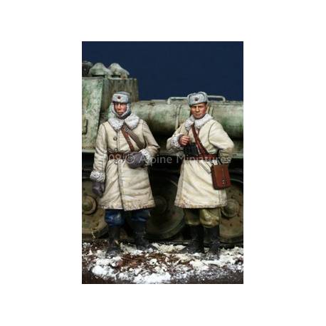 WW2 russian AFV crew set (2 figs)