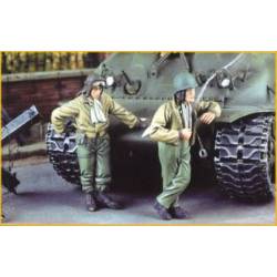 tankistes US en tenue d'hiver