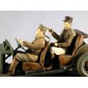 conducteur et officier français 1940 (pour traction avant)