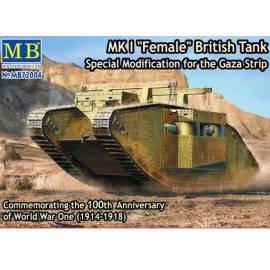 MK I Female British Tank, Special Modification for the Gaza Strip 