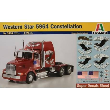 Western Star 5964 Constellation ITALERI 3874 1/24ème maquette char promo