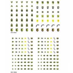 U.S Uniform Badges WW II Transfer III 