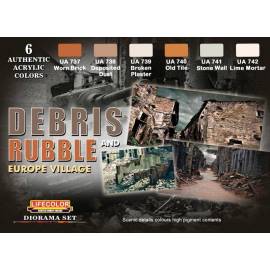 Debris and rubble 
