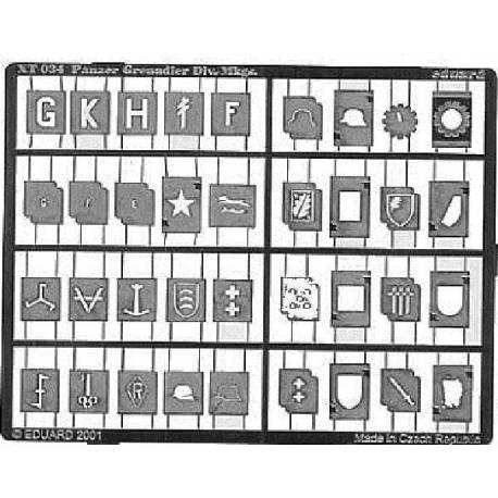Panzer Grenadier Divisional Markings 
