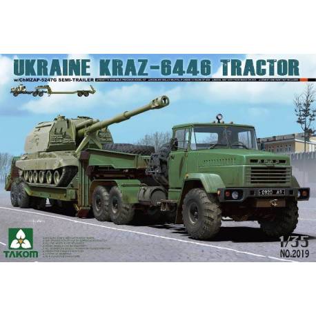 Ukraine KrAZ-6446 Tractor w/ChMZAP-5247G Semi-trailer 